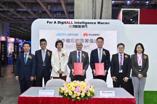 Signed the Memorandum of Cooperation with Huawei Services (Hong Kong) Co., Ltd. Macau Branch